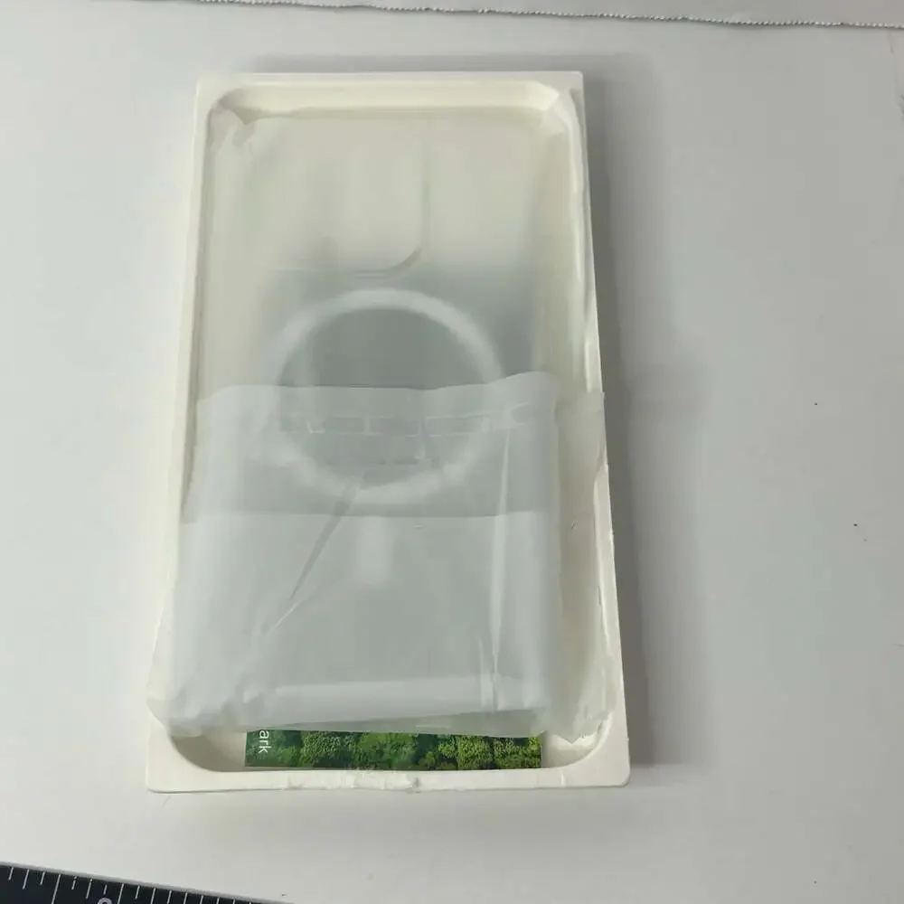 Mkeke Magnetic Clear Phone Case for iPhone 15 Pro